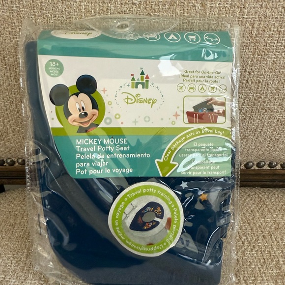 Disney Mickey Mouse Blue Travel Potty Seat new nwt - Picture 1 of 3